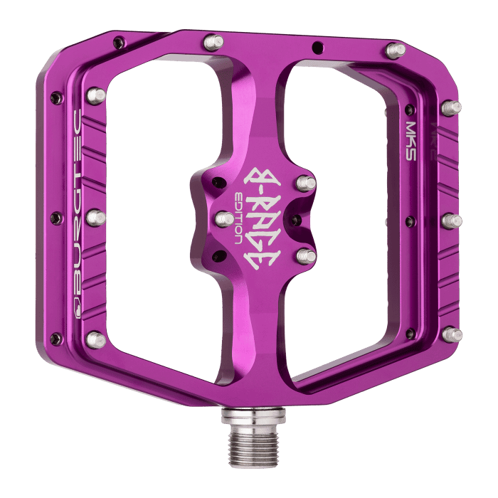 Plattformpedale BURGTEC PENTHOUSE FLAT MK5 B-RAGE EDITION Violett