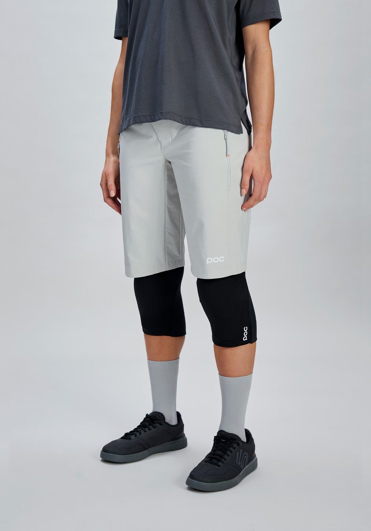 Short POC MOTION Damen Grau