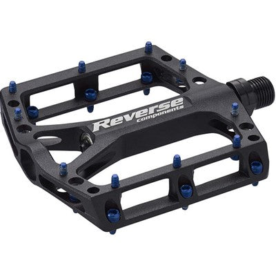 Plattformpedale REVERSE COMPONENTS BLACK ONE Schwarz/Blau
