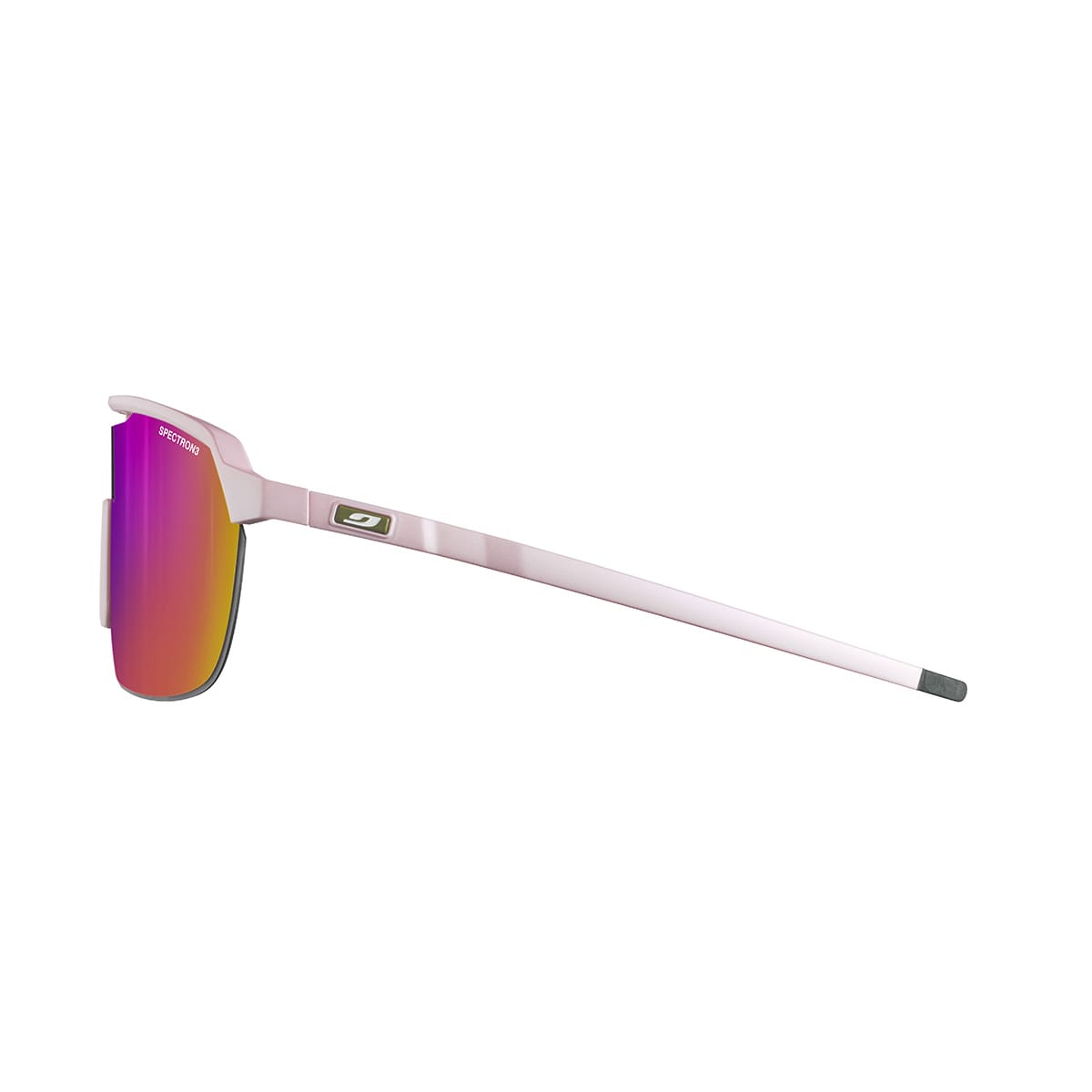 Brille JULBO FREQUENCY Pastellrosa/Grün Spectron 3CF Smoke