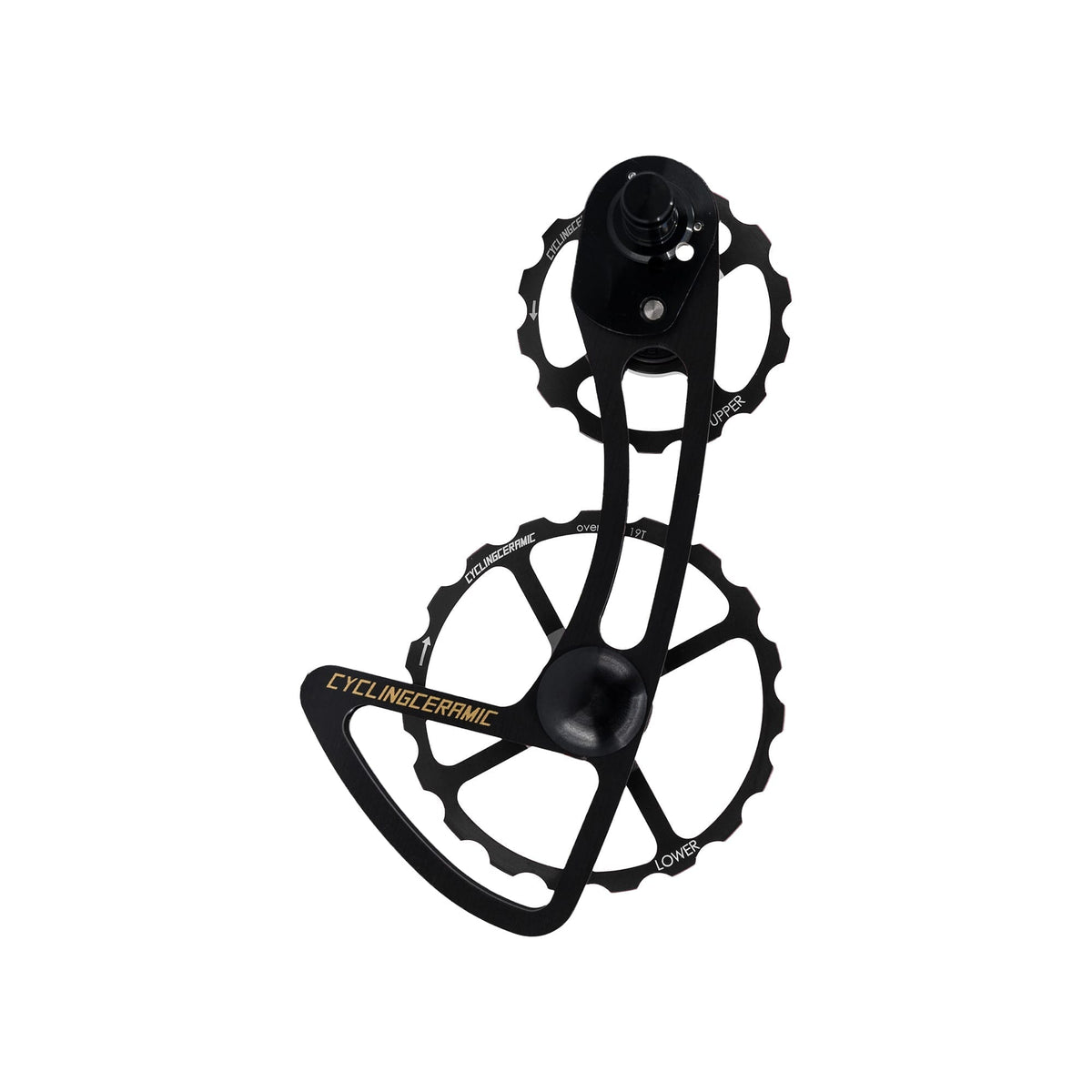 Schaltwerk-Käfig 11-fach CYCLINGCERAMIC 14/19 Shimano R9100 / R8000 Schwarz