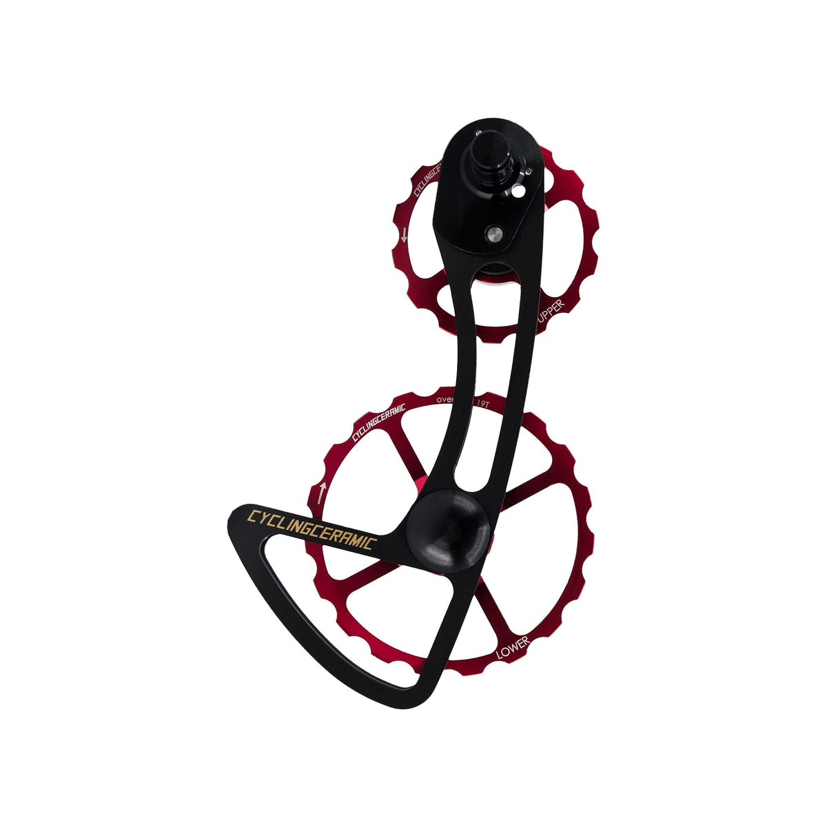 Schaltwerk-Käfig 11V CYCLINGCERAMIC 14/19 Shimano R9100 / R8000 Rot