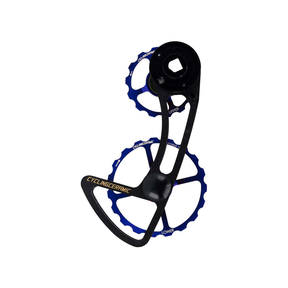 Schaltwerk-Käfig 12-fach CYCLINGCERAMIC 14/19 Sram E-Tap AXS Blau