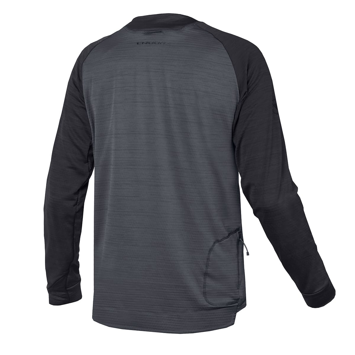 Trikot ENDURA SINGLETRACK FLEECE Lange Ärmel Schwarz