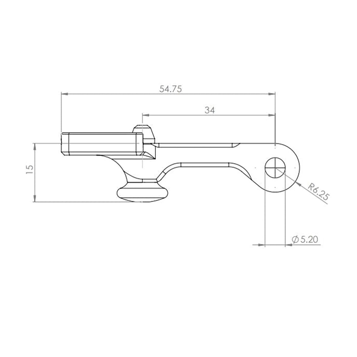 Frontlicht-Halter EXPOSURE LIGHTS 3 PRONG Type GoPro
