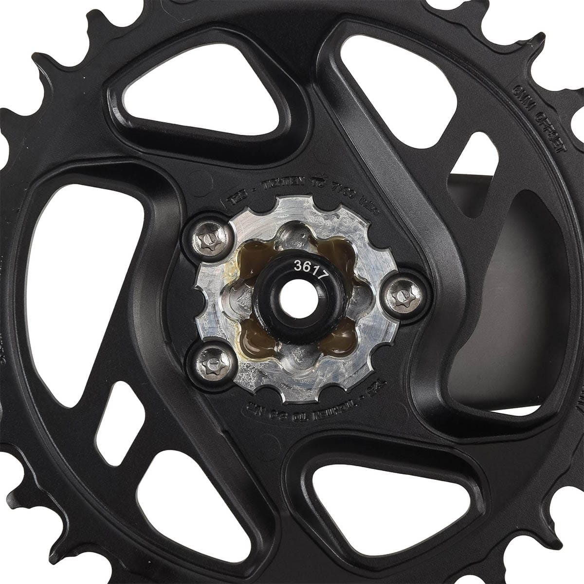 Kurbelgarnitur 12-fach TRUVATIV EAGLE DESCENDANT CARBON DUB Direct Mount Schwarz
