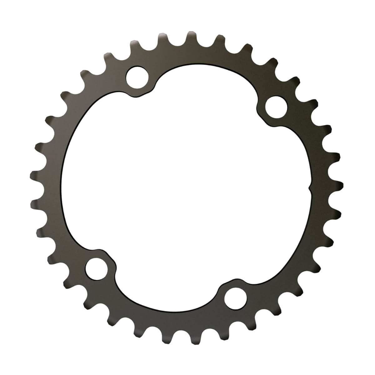 Inneres Kettenblatt 12V SRAM FORCE AXS 2x12V 107 mm Schwarz