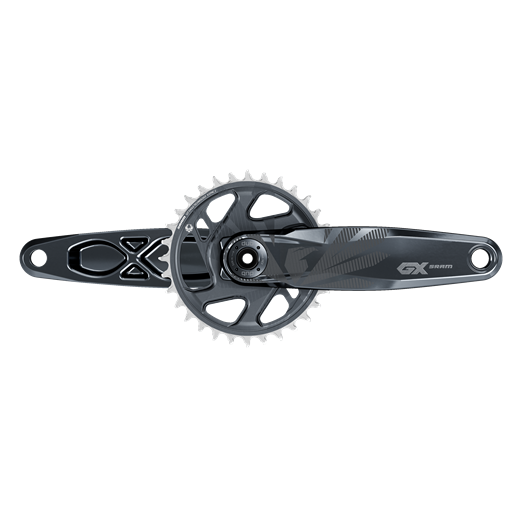 Mono-Kurbel 11/12-fach SRAM GX EAGLE FAT BIKE 5" DUB Grau