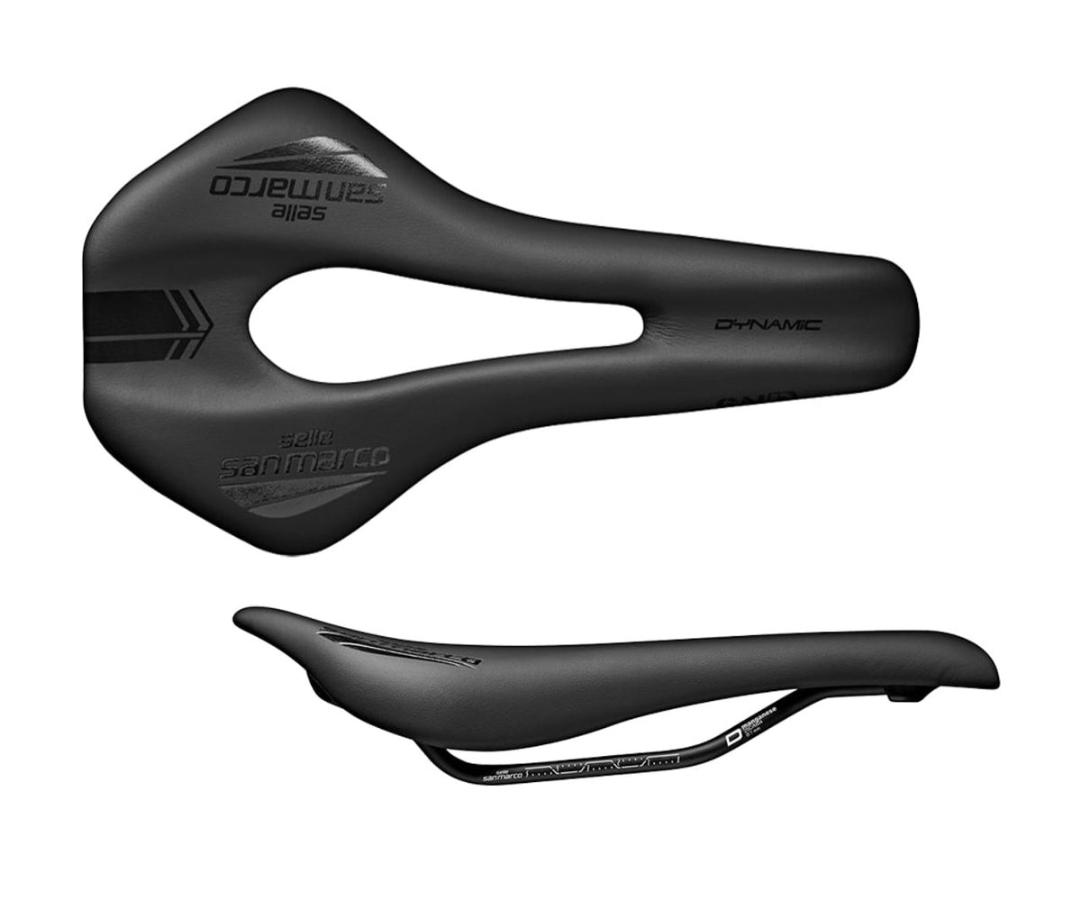 Sattel SELLE SAN MARCO GND OPEN-FIT DYNAMIC Breite 145mm Manganschienen