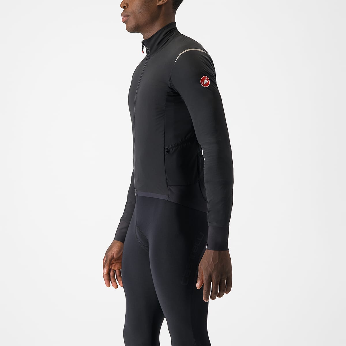Jacke CASTELLI ALPHA FLIGHT ROS Schwarz