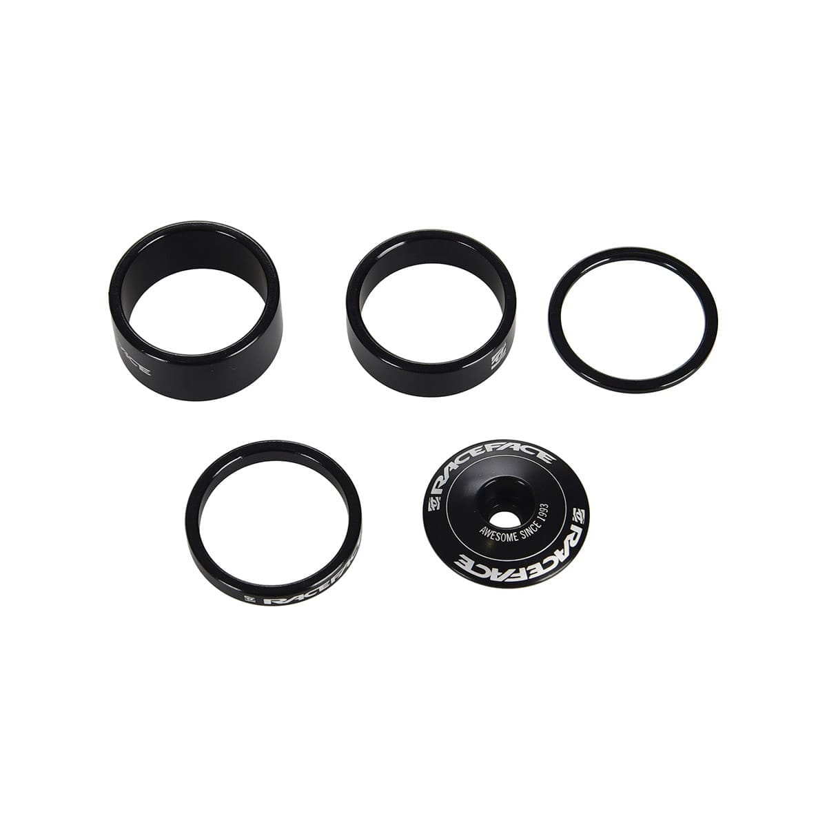 Spacer- und Vorbaudeckel-Kit RACE FACE Alu 1"1/8 Zoll