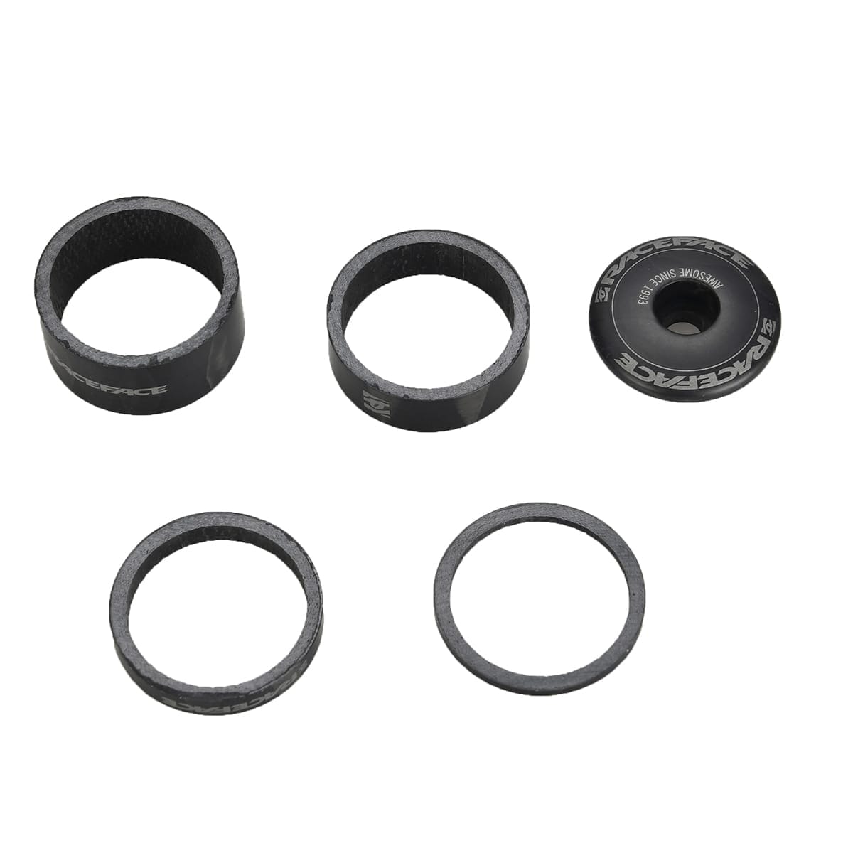 Spacer- und Vorbaudeckel-Kit RACE FACE Carbon 1"1/8 Zoll