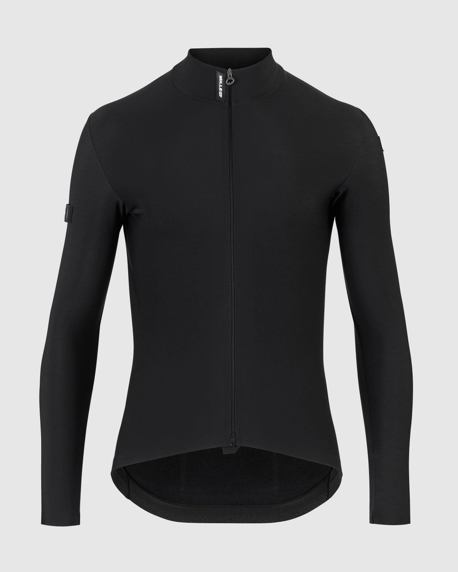 Trikot ASSOS MILLE GT SPRING FALL C2 Langarm Schwarz