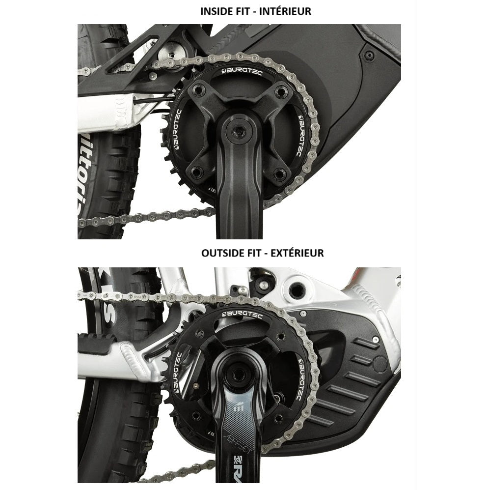 BURGTEC E-BIKE THICK THIN Außenmontage Kettenblatt 104mm