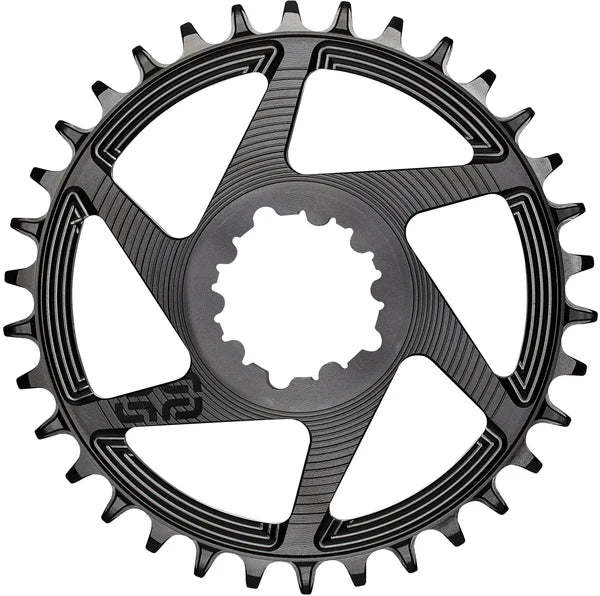 Mono-Kettenblatt E-THIRTEEN HELIX RACE 11/12V Direct Mount SRAM Boost Offset 3mm Schwarz