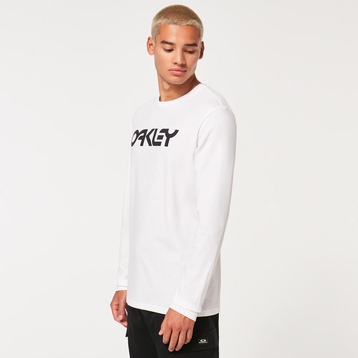 T-Shirt OAKLEY MARK II 2.0 Lange Ärmel Weiß/Schwarz