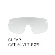 Brille POC DEVOUR MID + Schwarz Glas Clarity Trail Partly Sunny Silver