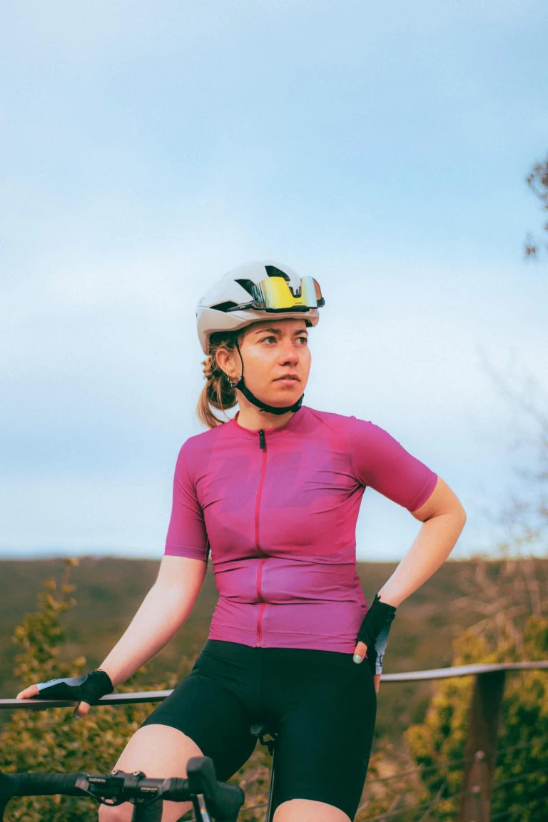 Trikot MAVIC ICON GRAPHIC Kurzarm Damen Fuchsia