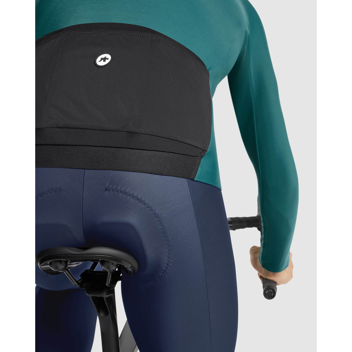 Trikot ASSOS MILLE GT SPRING FALL C2 Langarm Foundation Green