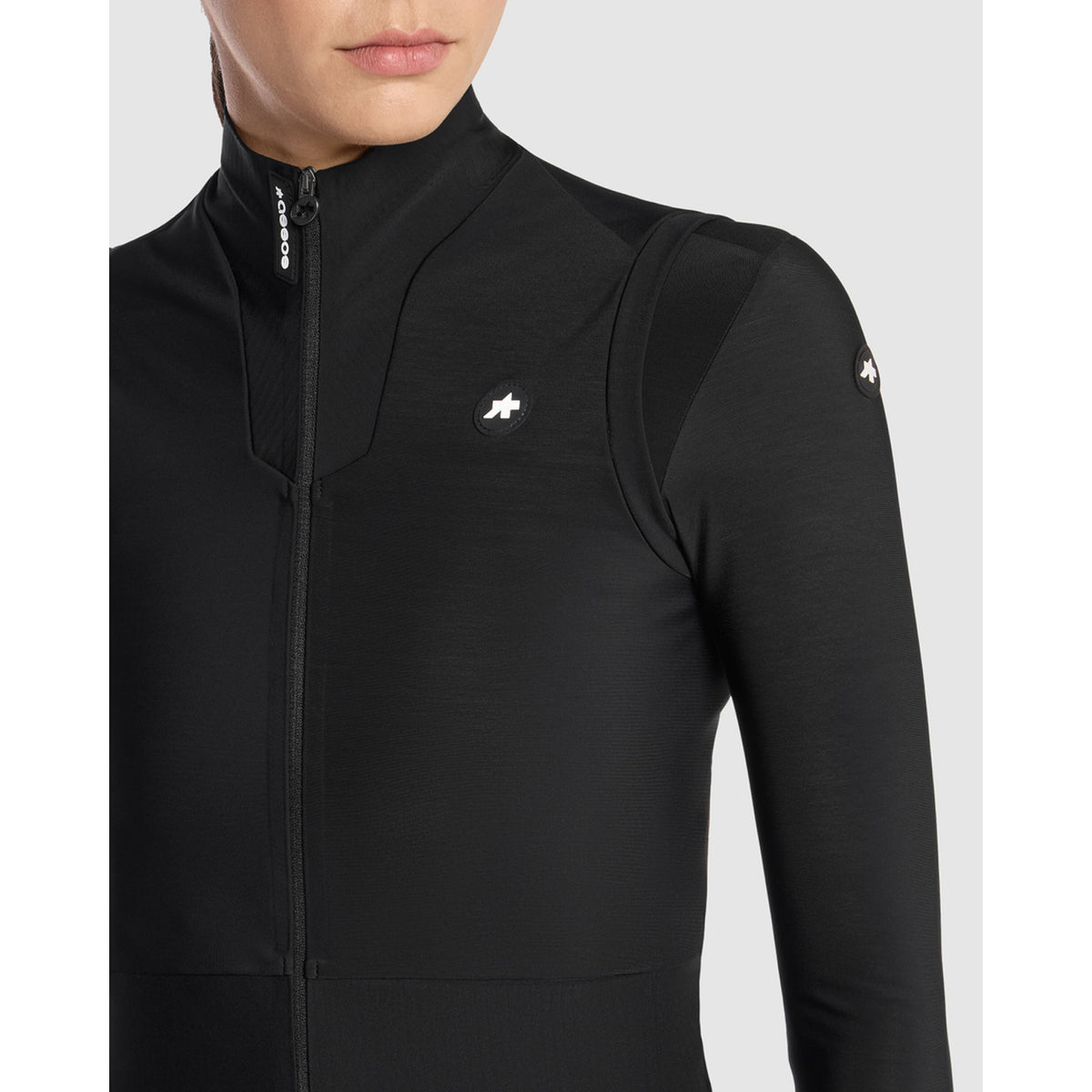 Ärmellose Weste ASSOS DYORA R SPRING FALL S11 Damen Schwarz