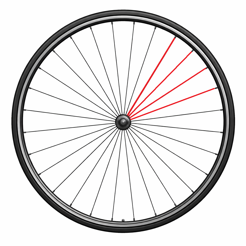4-Speichen-Kit CAMPAGNOLO ZONDA Bereifung 2017 Hinten Rechts