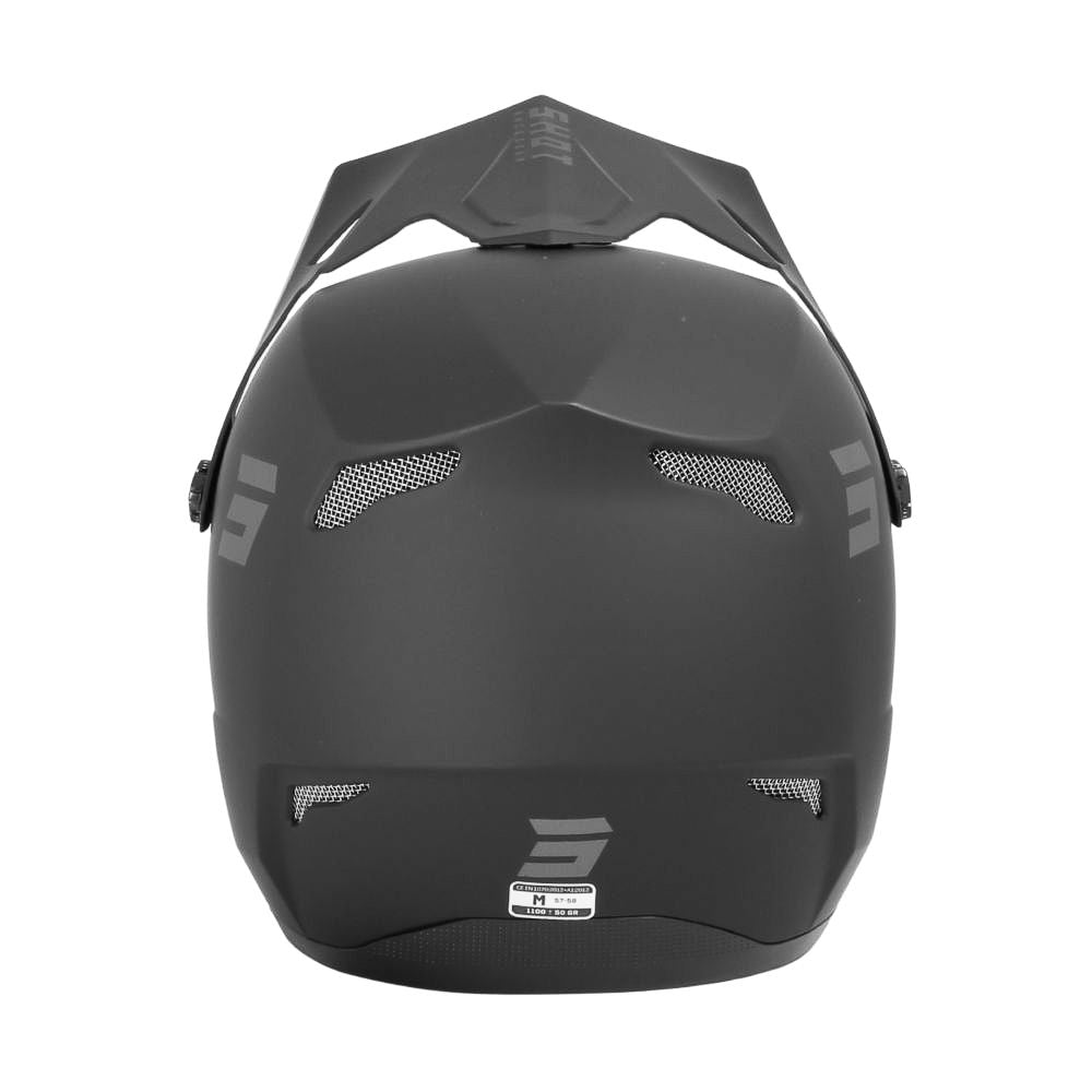 BMX-Helm SHOT ROGUE Einfarbig Mattschwarz