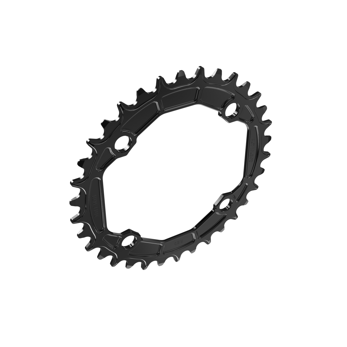 TITLE CR1-E 12V SRAM T-Type 104 BCD Schwarz Kettenblatt