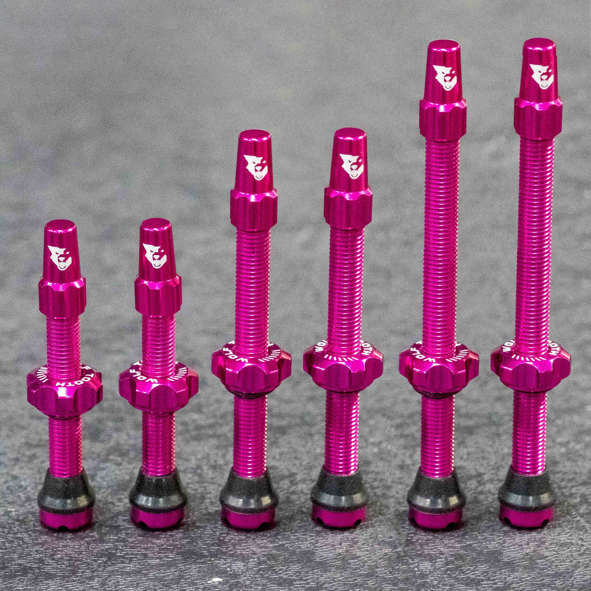 2er-Set Tubeless-Ventile WOLF TOOTH Rosa