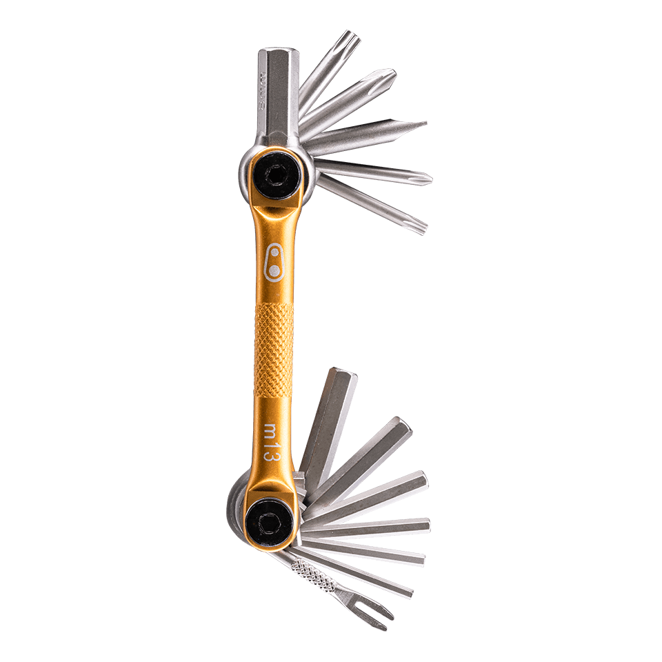 CRANKBROTHERS MULTI-13 Multitool – ausgeklappte Werkzeuge