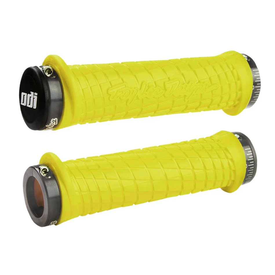 Grips ODI TROY LEE DESIGNS Lock-On 130 mm Gelb