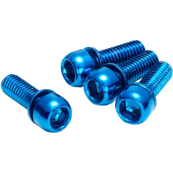 Kit 4 Schrauben REVERSE COMPONENTS für Bremssattel-Befestigung M6 x 18 mm Blau