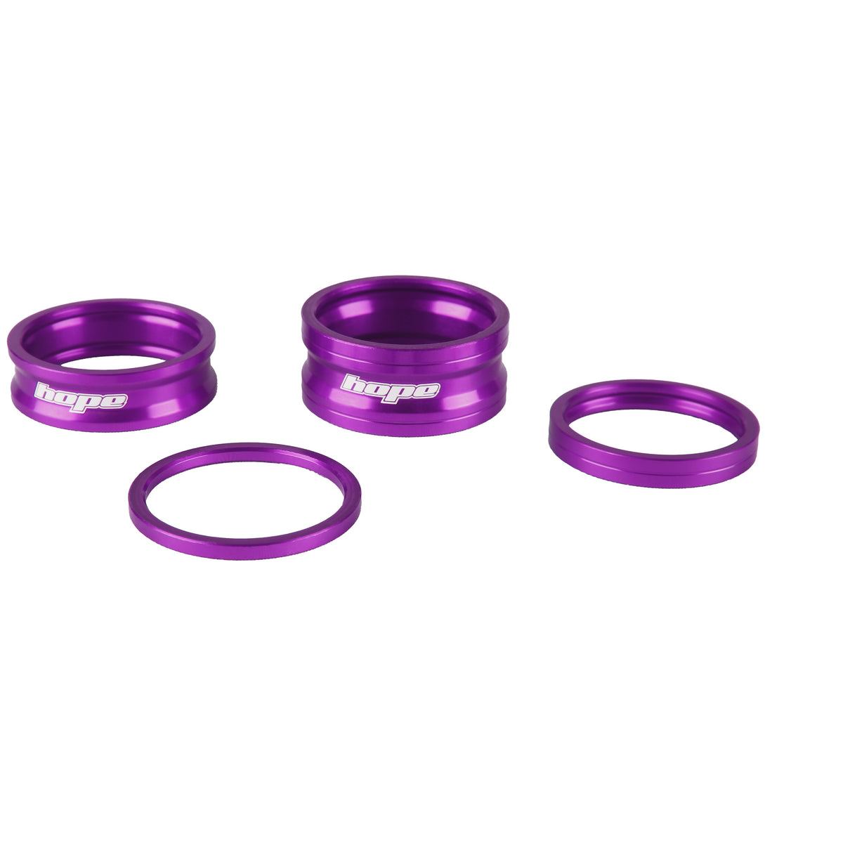 Steuersatz-Distanzscheiben-Kit HOPE SPACE DOCTOR 1"1/8 Violett