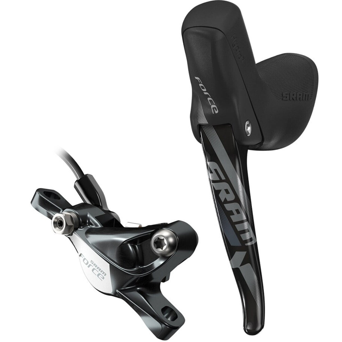 Linker Bremshebel und vorderer Bremssattel SRAM FORCE CX1 HRD