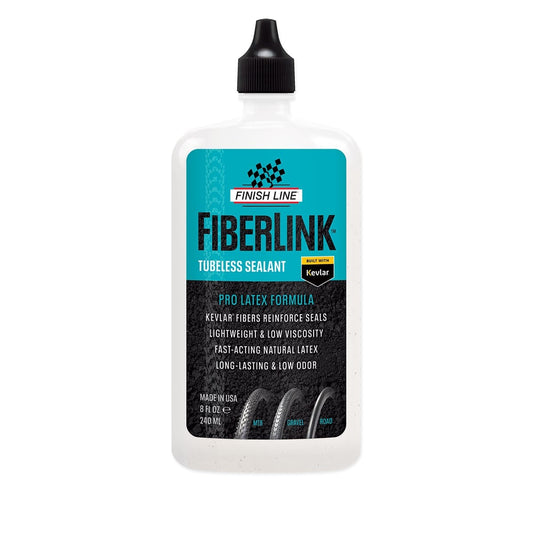 Tubeless-Dichtmilch FINISH LINE FIBERLINK PRO LATEX (240 ml)