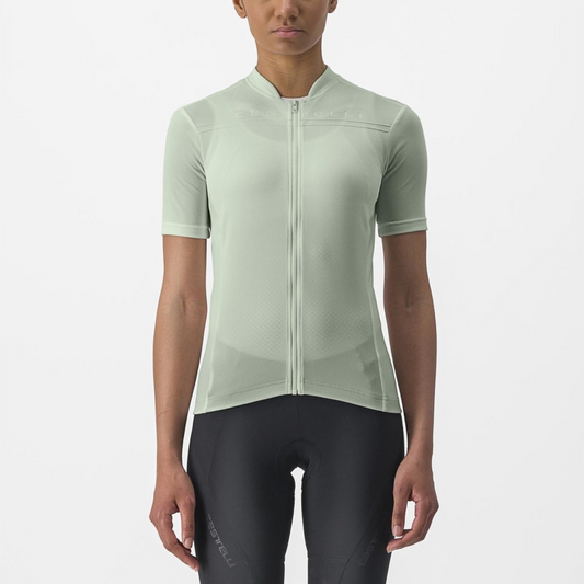 Trikot CASTELLI ANIMA 4 Damen Kurzarm Grün
