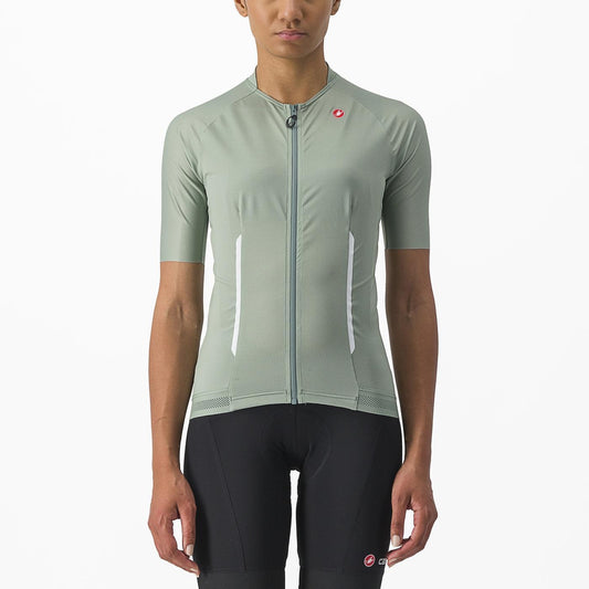 Trikot CASTELLI ENDURANCE W Damen Kurzarm Grün