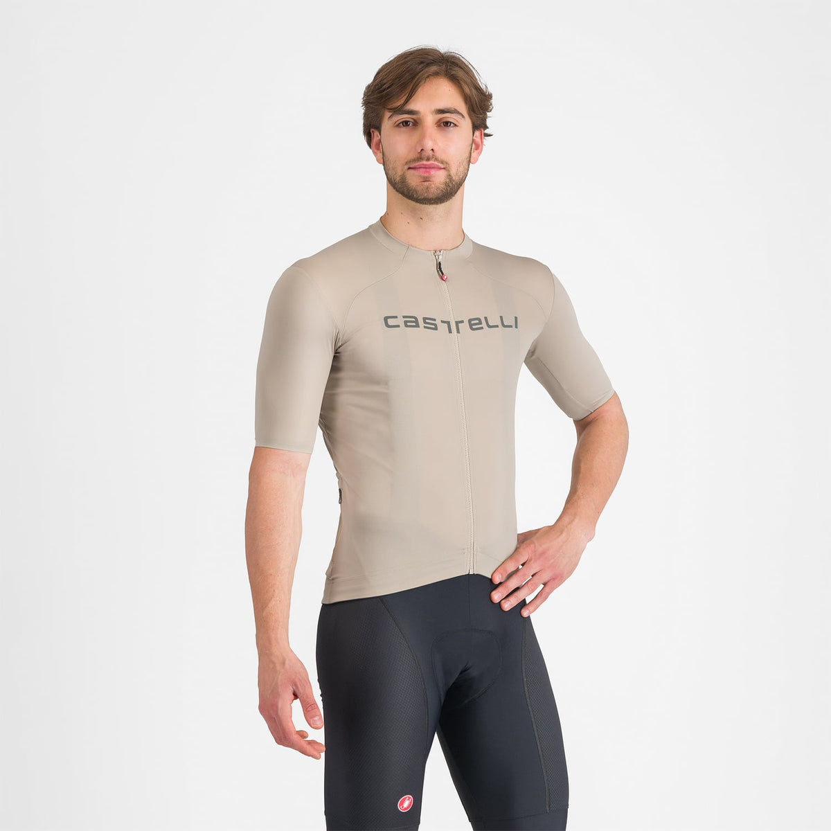 Trikot CASTELLI PROLOGO LITE Kurzarm Beige