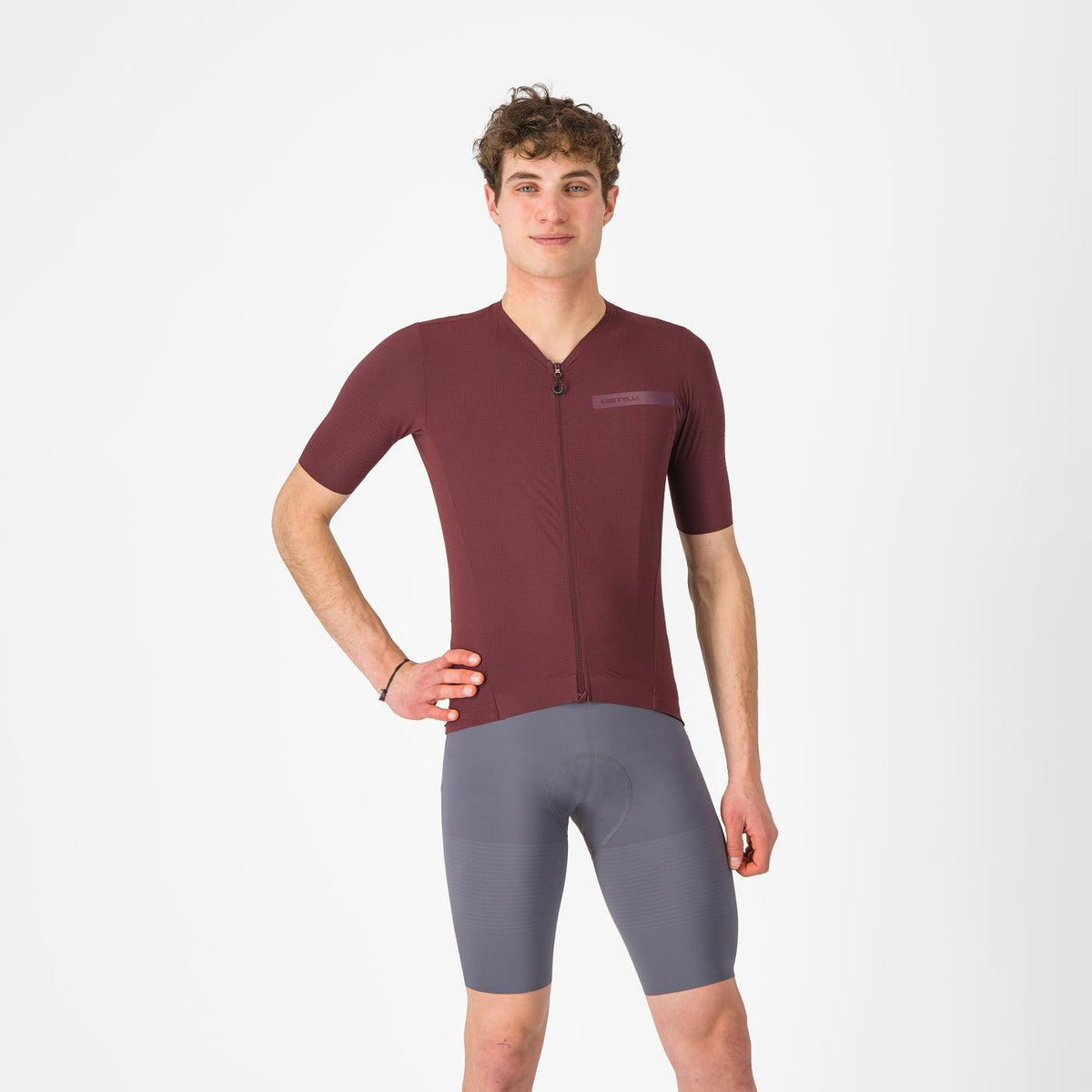 Kurze Trägerhose CASTELLI PREMIO EVO Grau