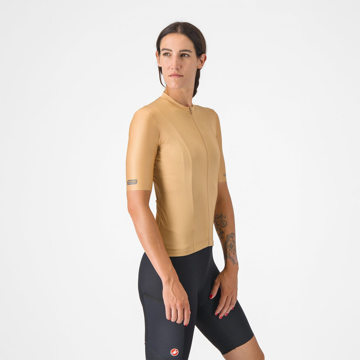 Trikot CASTELLI UNLIMITED Damen Kurzarm Braun
