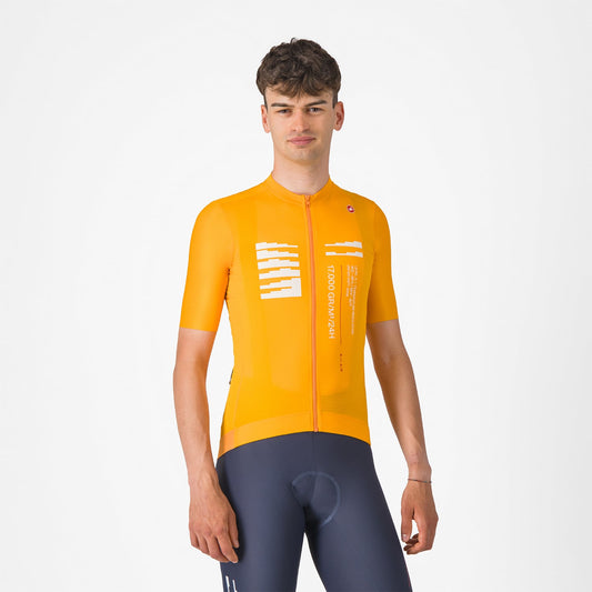 Trikot CASTELLI ESPRESSO R--A/D Kurzarm Orange
