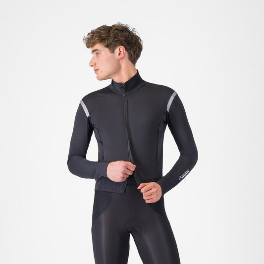 Jacke CASTELLI PERFETTO RoS 3 Schwarz/Schwarz Reflex