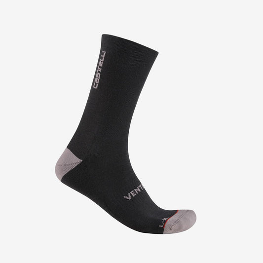 Socken CASTELLI VENTI SOFT MERINO Schwarz