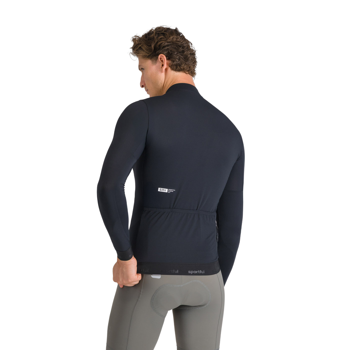 Trikot SPORTFUL SRK Lange Ärmel Schwarz