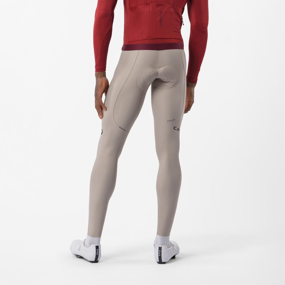 Lange Trägerhose CASTELLI ESPRESSO Transition Beige