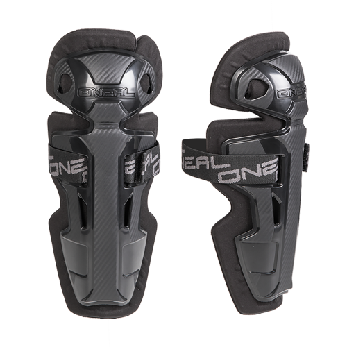 Knieschoner O'NEAL PRO II RL CARBON LOOK CUPS Junior Schwarz