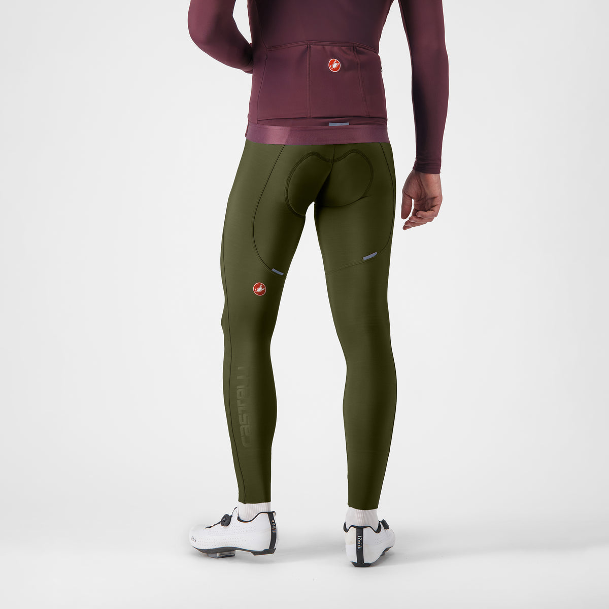 Trägerlange Radhose CASTELLI ESPRESSO Grün