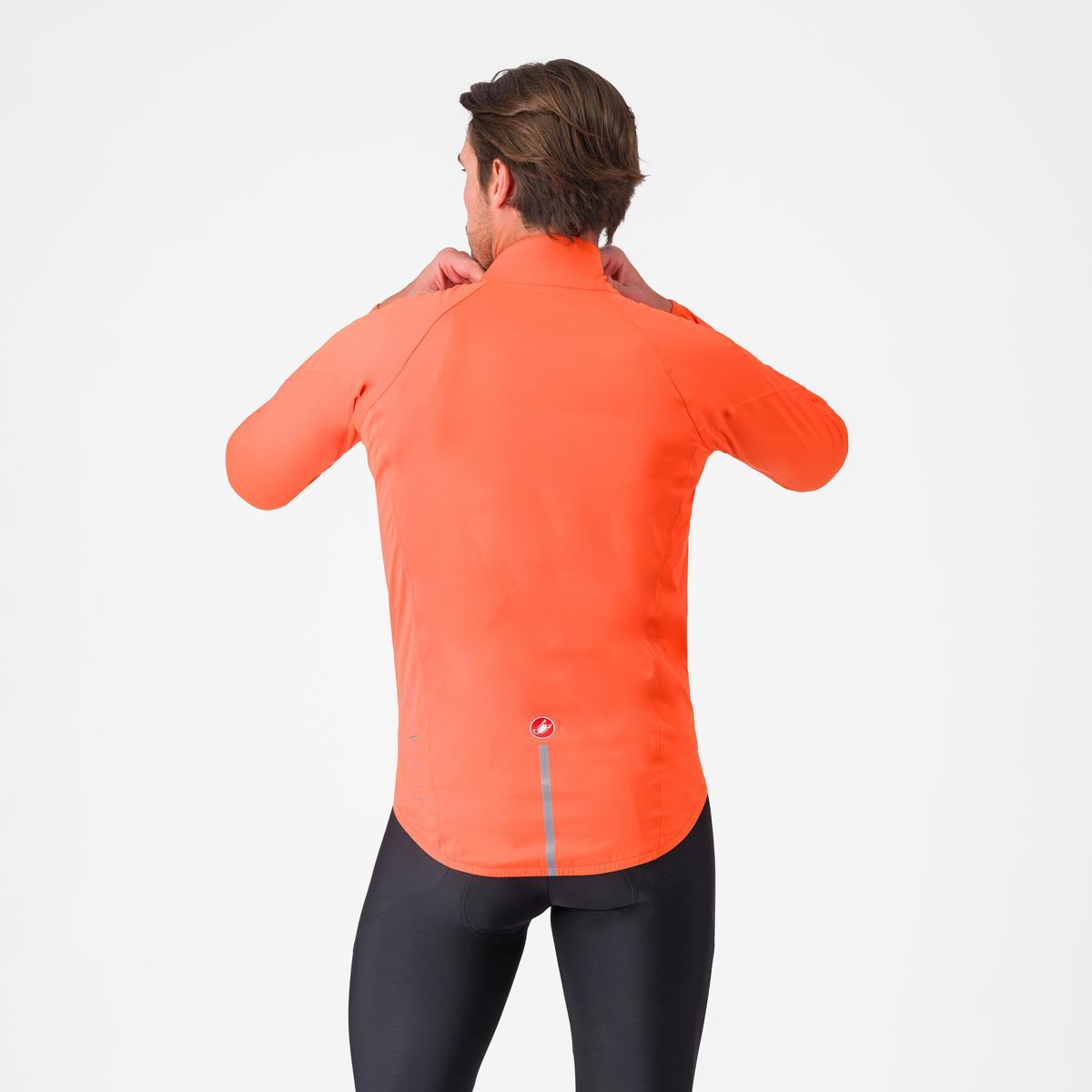 Jacke CASTELLI EMERGENCY 3 RAIN Orange