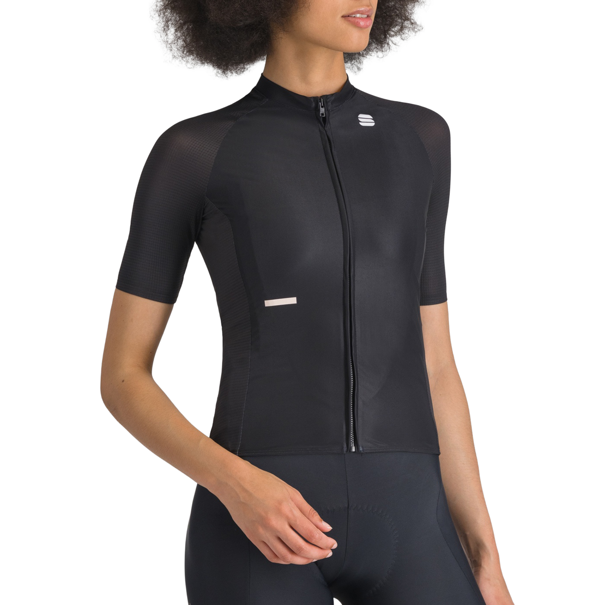 Radtrikot SPORTFUL SUPERNOVA Kurzarm Damen Schwarz