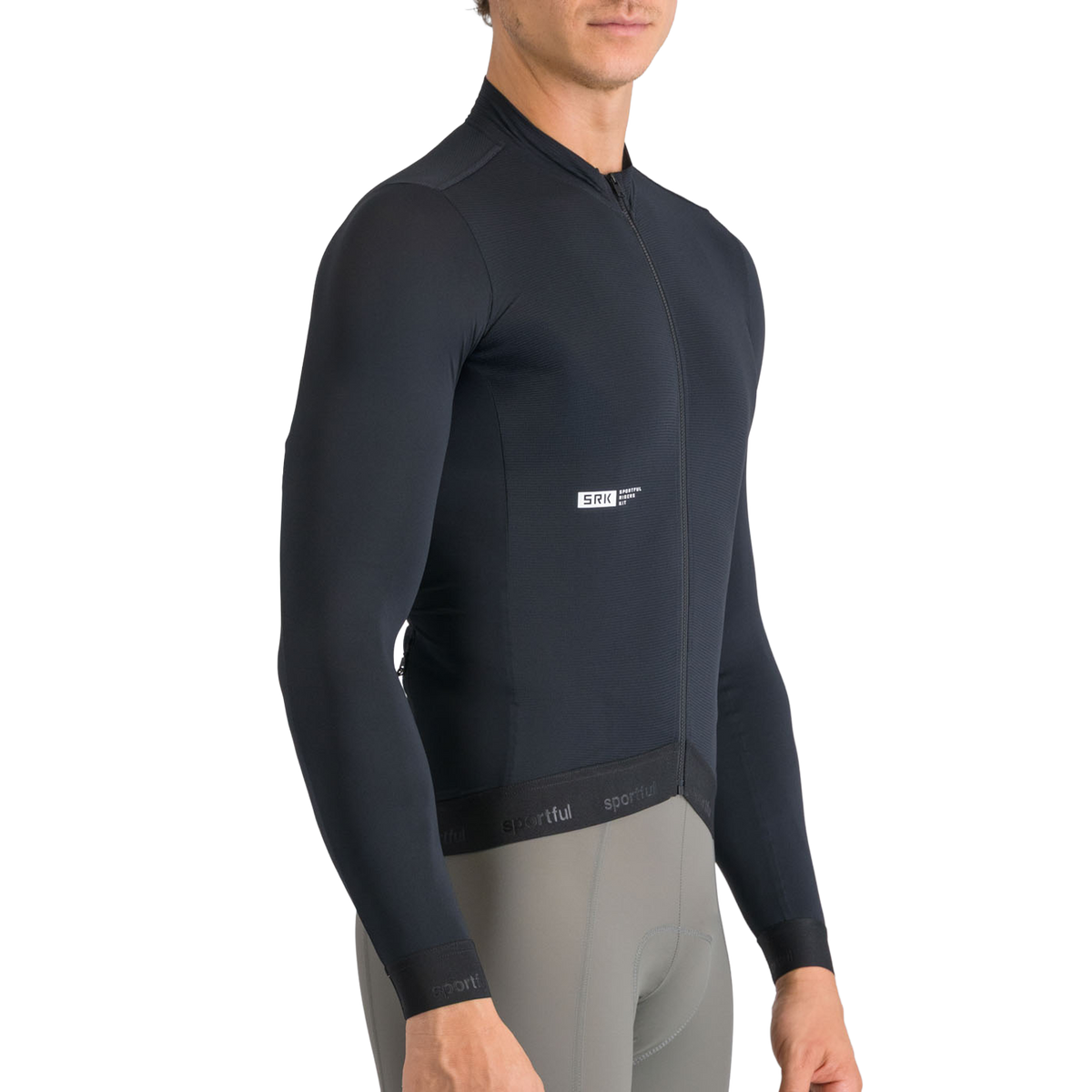 Trikot SPORTFUL SRK Lange Ärmel Schwarz