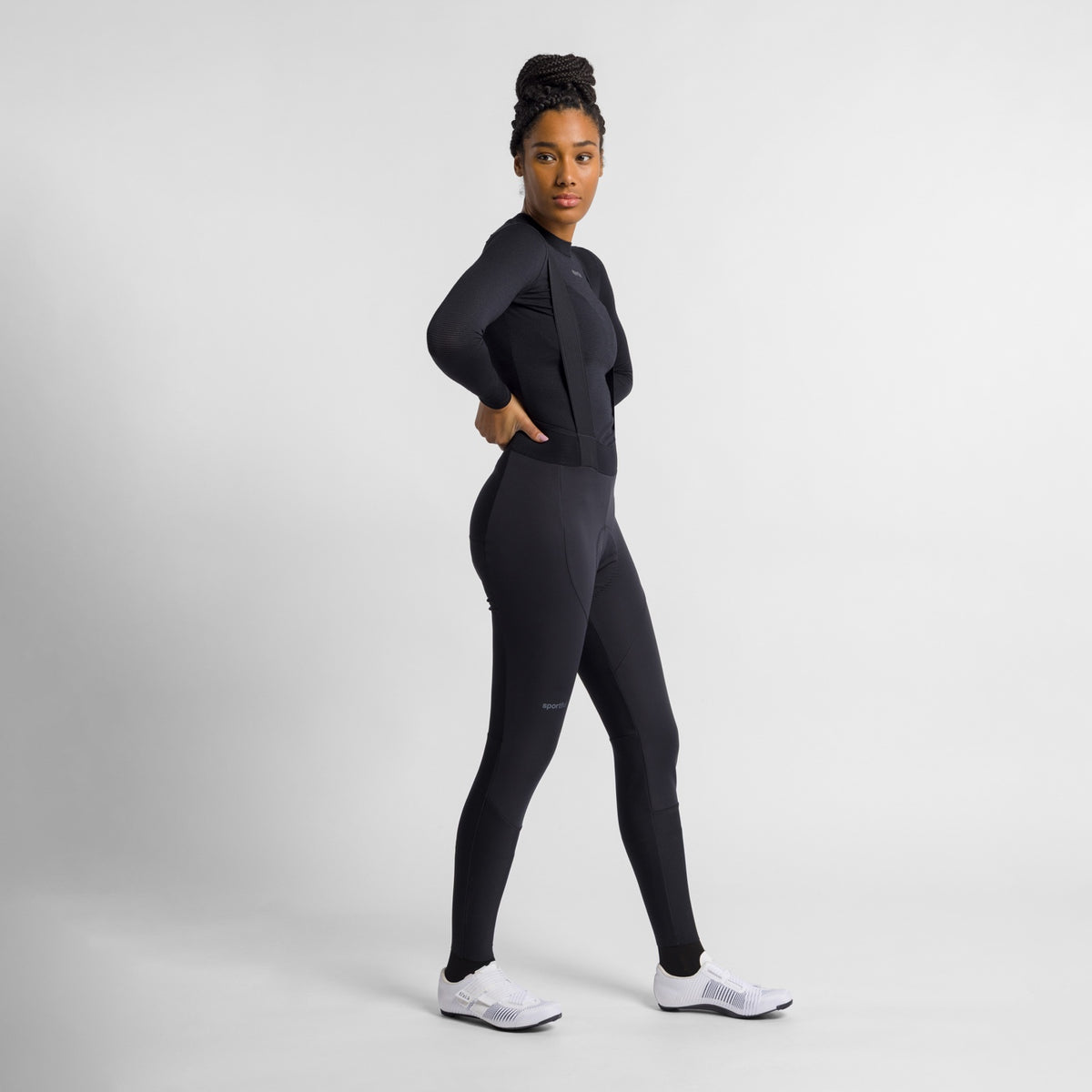 Lange Damen-Trägerhose SPORTFUL DEEPWINTER Schwarz